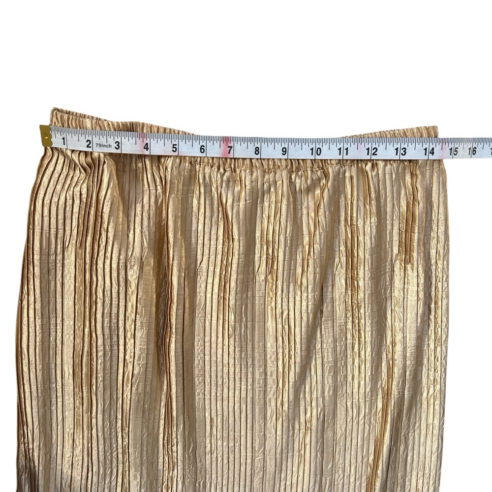 Jeanne Marc Vintage Pleated Blazer Jacket and Laser Cut Skirt Set Sz Medium - Picture 15 of 16